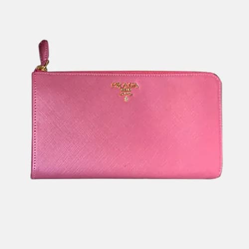 Prada 2018 Ladies Saffiano Leather Zippy Long Purs… - 1