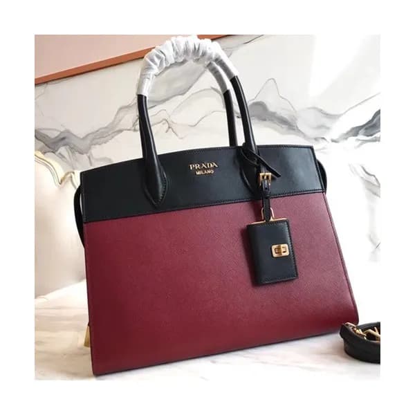 [커스텀급]Prada Tote Shoulder Bag,32cm - 프라다 여성용 토트 숄더… - 1