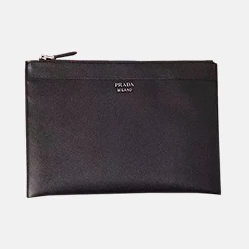 Prada Saffiano Mens Clutch Bag ,29CM - 프라다 사피아노 남성… - 1