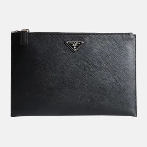 Prada Saffiano Mens Clutch Bag ,28CM - 프라다 사피아노 남성… - 1