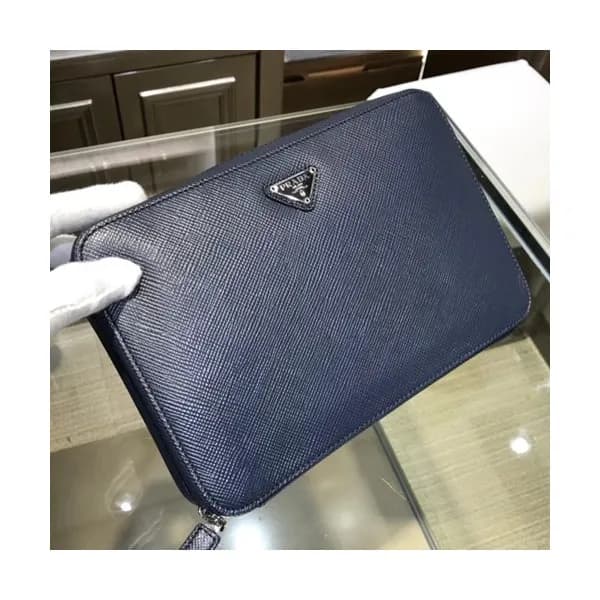 Prada Saffiano Mens Clutch Bag ,23.5CM - 프라다 사피아노 … - 1
