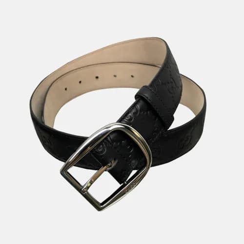 Gucci 2019 Mens Classic Buckle Business Leather Be… - 1