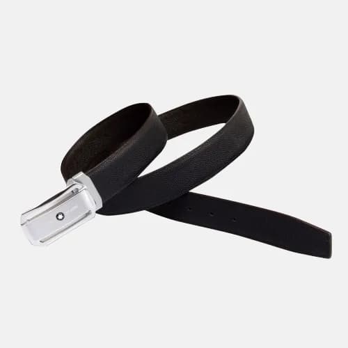 Montblanc 2019 Mens Business Box Logo Buckle Leath… - 1