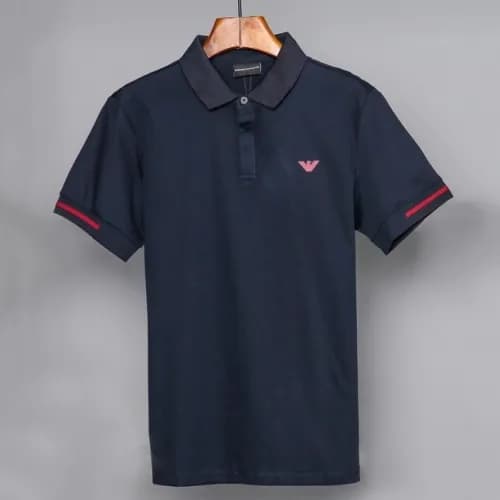 Armani 2019 Mens Polo Cotton Short Sleeved Tshirt … - 1