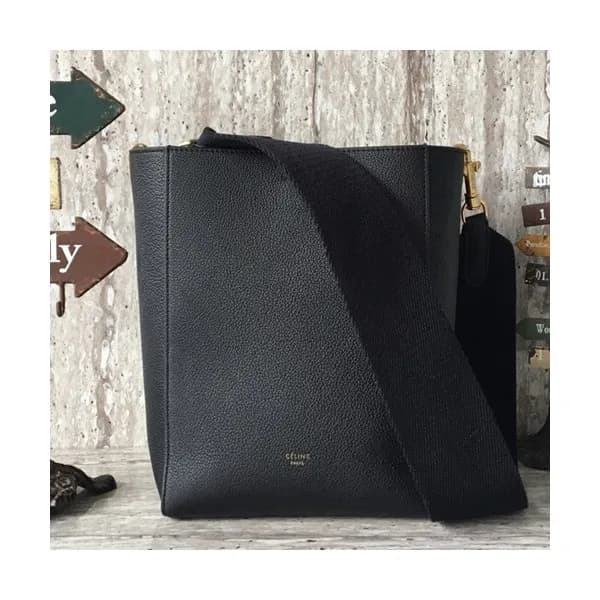 Celine Leather Sangle Small Shoulder Bag,25CM - 셀린… - 1