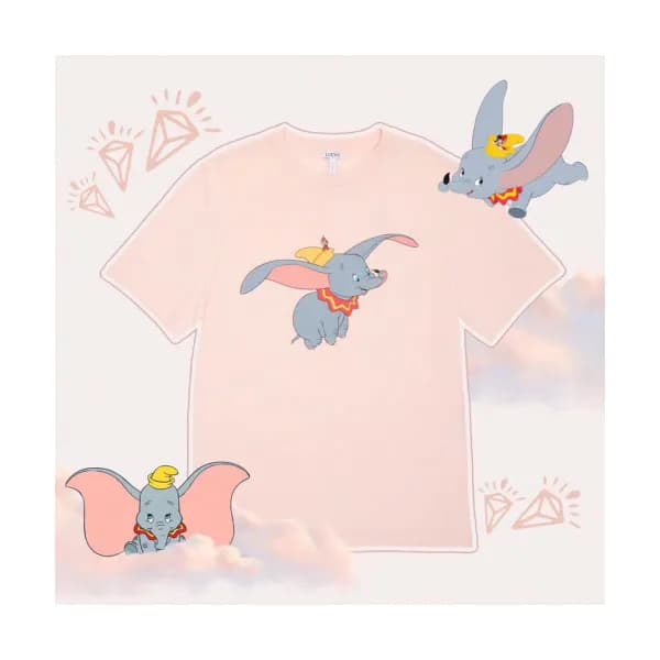 Loewe 2019 Mm/Wm Dumbo Cotton Short Sleeved Tshirt… - 1