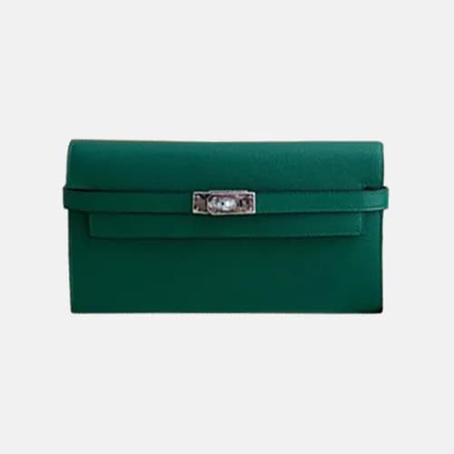 Hermes 2019 Kelly Womens Epsom Leather Wallet - 에… - 1
