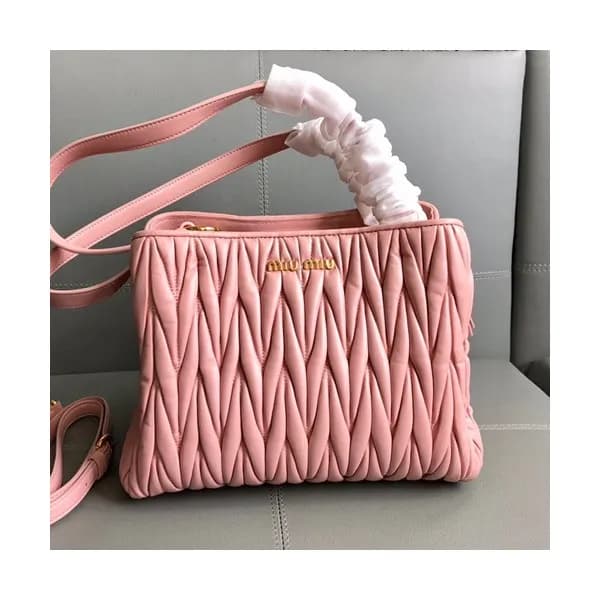 MiuMiu 2019 Matelasse Tote Shoulder Cross Bag,27cm… - 1