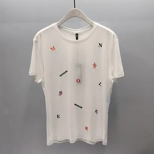 Mocler 2019 Mens Logo Cotton Short Sleeved T-shirt… - 1