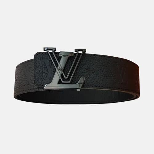 Louis vuitton 2019 Mens Initial Logo Buckle Leathe… - 1