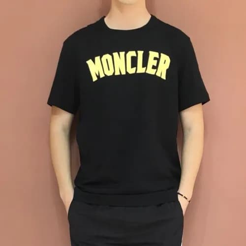 Mocler 2019 Mens Logo Cotton Short Sleeved T-shirt… - 1