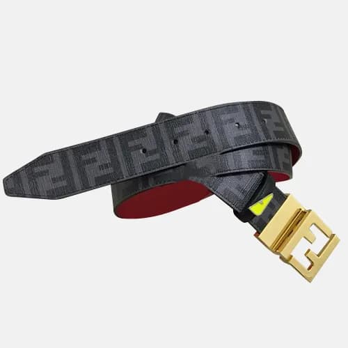Fendi 2019 Mm/Wm Reversible Leather Bellt - 펜디 201… - 1