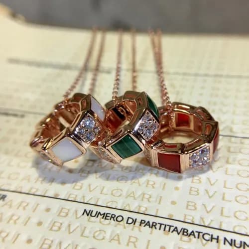 BULGARI Choker 18k ROSE Gold - 불가리 여성용 18K도금 로즈 … - 1