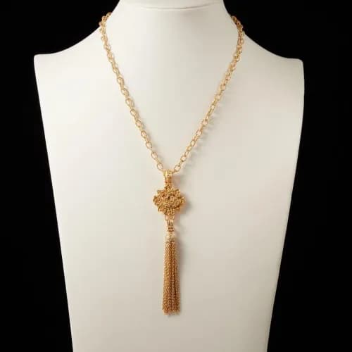 CHANEL Choker 18k Yellow Gold - 샤넬 여성용 목걸이 18K도금 옐… - 1