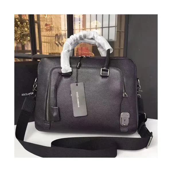Dolce&Gabbana 2019 Leather Mens Business Bag,35CM … - 1