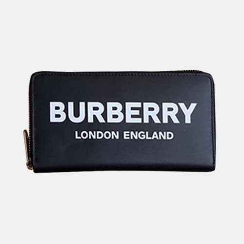 Burberry 2019 Leather Zip Round Wallet - 버버리 남여공용 … - 1