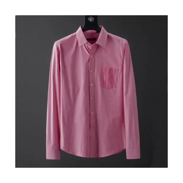 Louis vuitton 2019 Mens Logo Slim Fit Cotton shirt… - 1