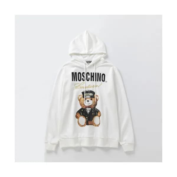 Moschino 2019 Mm/Wm Logo Teddy Cotton Hood Tee - 모… - 1