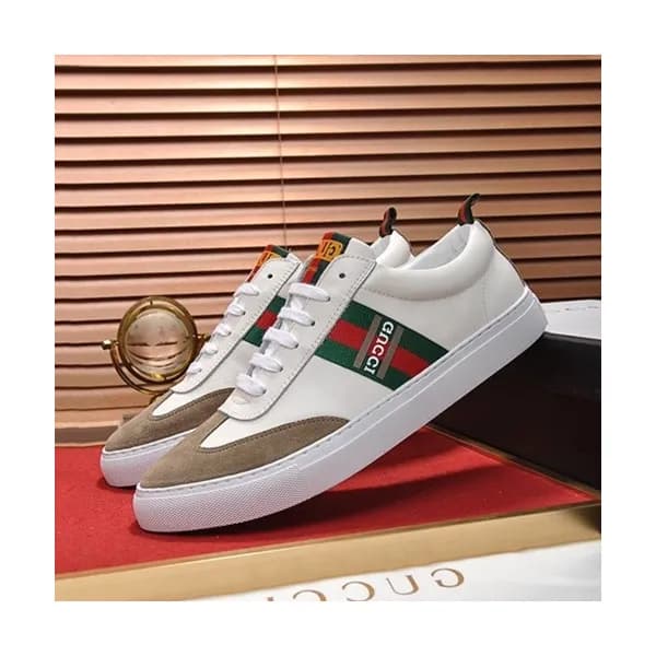 Gucci 2019 Mens Leather Sneakers - 구찌 2019 남성용 레더 … - 1