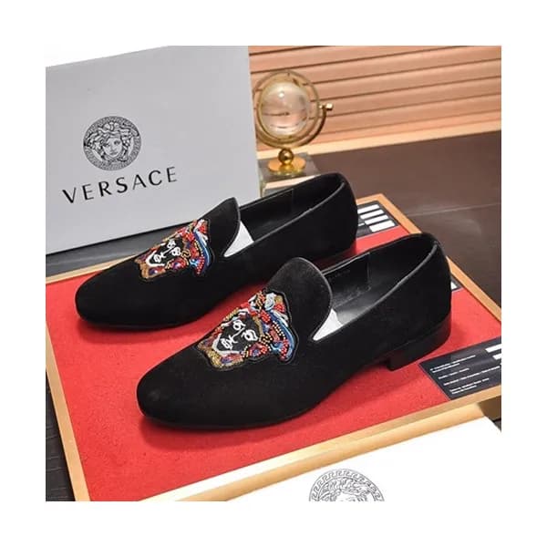 Versace 2020 Mens Leather Loafer - 베르사체 2020 남성용 레… - 1