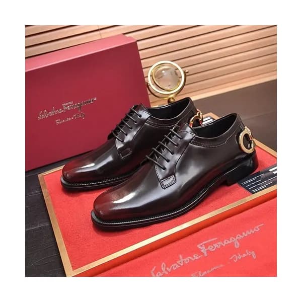 Ferragamo 2020 Mens Leather Oxford Shoes - 페라가모 20… - 1