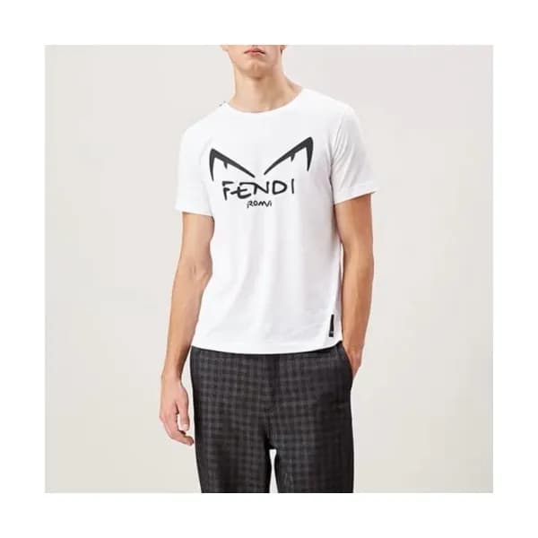 [펜디]Fendi 2020 Mens Logo Casual Eyes Fall Short Sl… - 1
