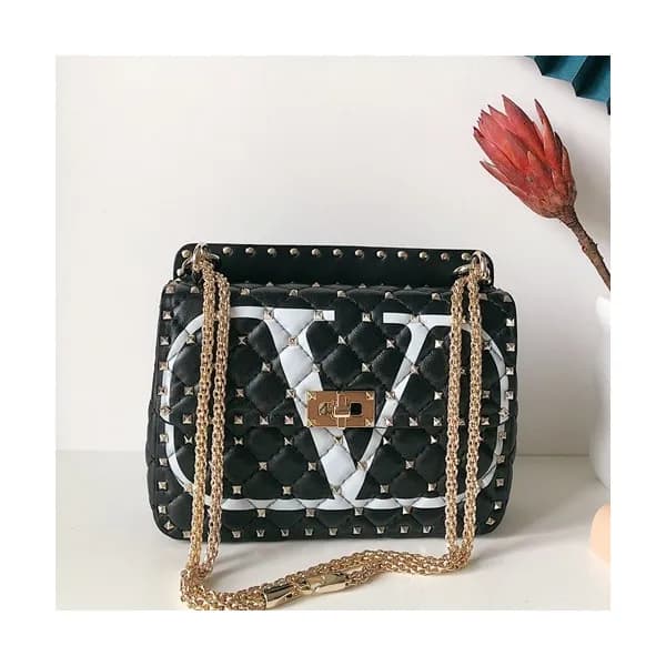 Valentino 2020 Leather Garavani Rockstud Spike Tot… - 1