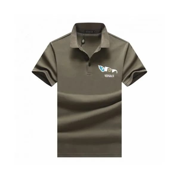[베르사체]Versace 2020 Mens Logo Cotton Short Sleeved … - 1