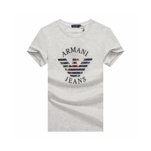 [알마니]Armani 2020 Mens Logo Silket Short Sleeved Ts… - 1