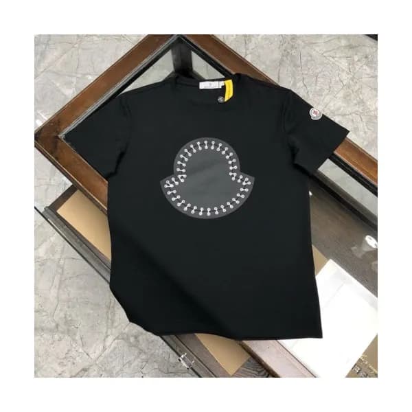 [매장판]Moncler 2020 Mens Logo Silket Crew-neck Short… - 1