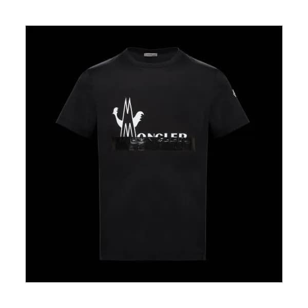 [매장판]Moncler 2020 Mens Logo Silket Crew-neck Short… - 1