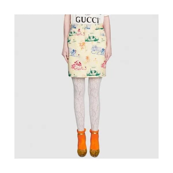 [구찌]Gucci 2020 Womens Initial Logo Casual Half Pan… - 1