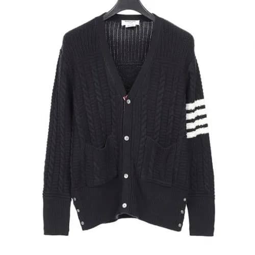 [톰브라운]Thom Browne 2020 Mens Strap V-neck Cardigan … - 1