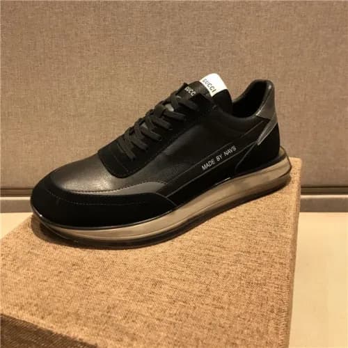 Gucci 2020 Men's Leather Sneakers - 구찌 2020 남성… - 1