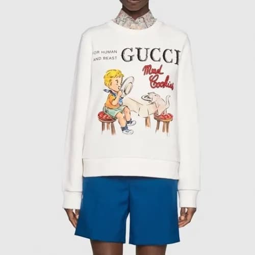 [구찌]Gucci 2020 Mm/Wm Logo Crew-neck Cotton Tshirts… - 1