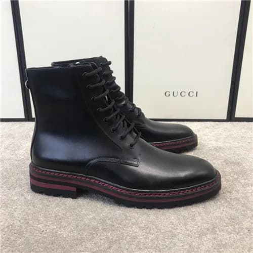 Gucci 2020 Men's Leather Ankle Boots - 구찌 2020… - 1