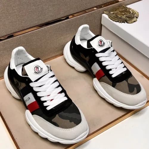 Moncler 2021 Men's Leather Sneakers - 몽클레어 202… - 1