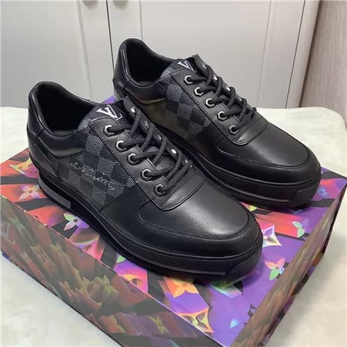 Louis Vuitton 2021 Men's Leather Sneakers - 루이… - 1