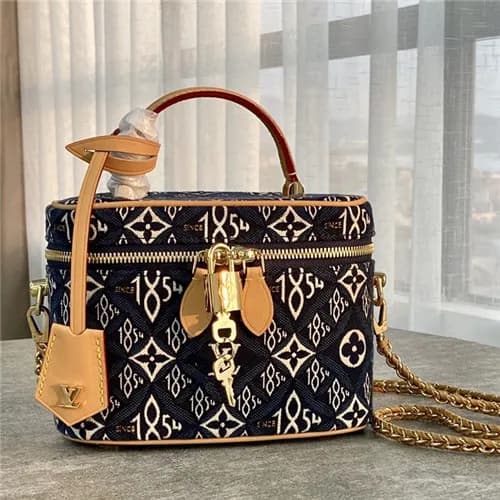 [루이비통]Louis Vuitton 2021 Denim Vanity Tote Bag,19c… - 1