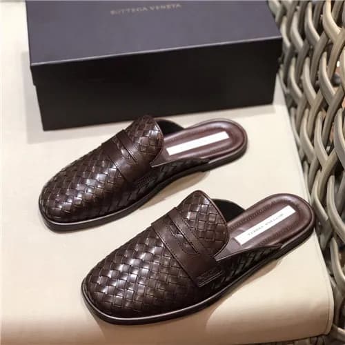 Bottega Veneta 2021 Men's Leather Mule,BVS0365… - 1