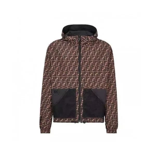 Fendi Mens Casual Jackets Brown - 펜디 2020 남성 캐쥬얼… - 1