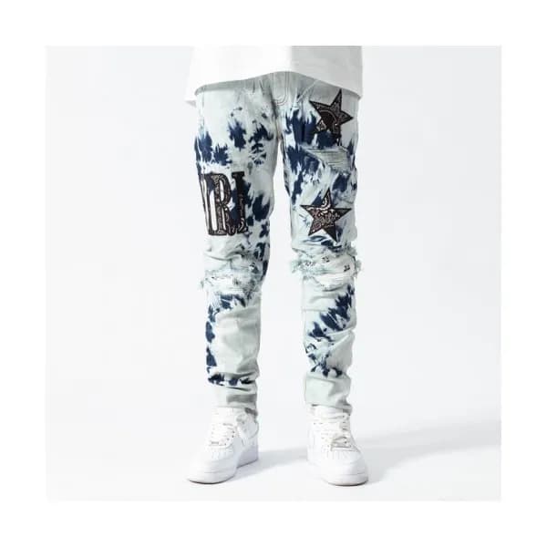 Amiri Mens Trendy Denim Pants Blue - 아미리 2021 남성 … - 1