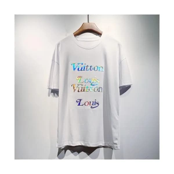 Louis vuitton Mm/Wm Logo Short Sleeved Tshirts Wh… - 1