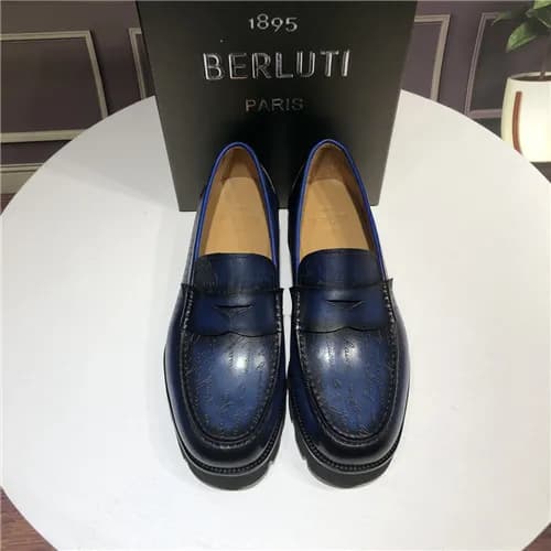 Berluti 2021 Men's Leather Loafer,BERTS0271 - … - 1