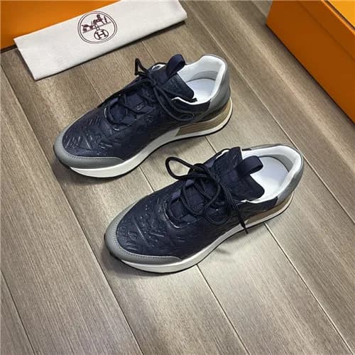 Hermes 2021 Men's Leather Sneakers,HERS0508 - … - 1