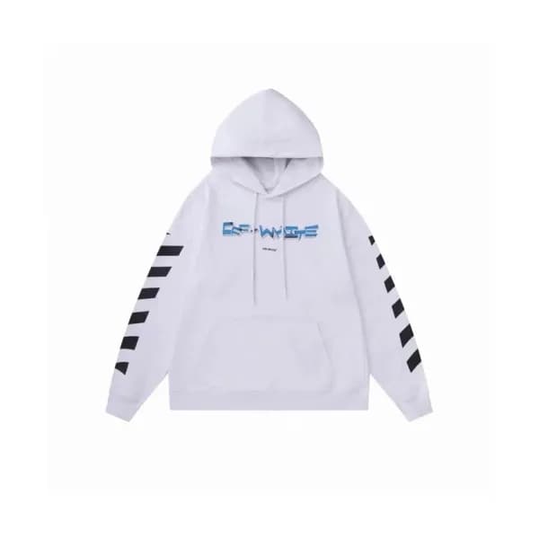 Off-white Mens Logo Cotton Hoodie White - 오프화이트 2… - 1