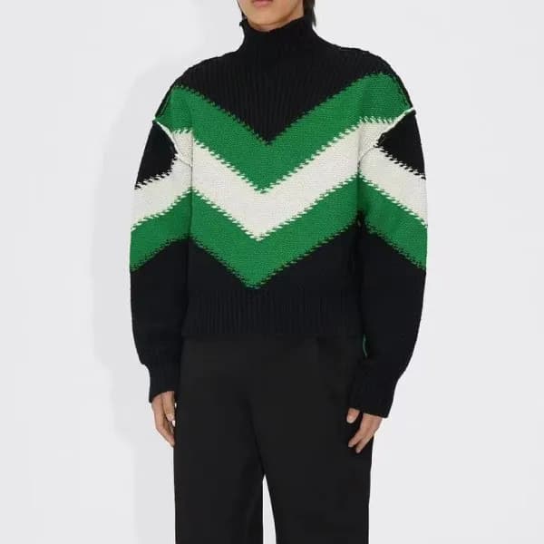 보테가 여성 터틀넥 블랙 니트 - Womens Black Knits - bot0232x - 1