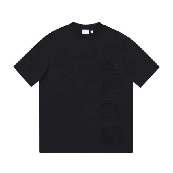 버버리 남성 크루넥 블랙 반팔티 - Mens Black Tshirts - Bur04260x - 1