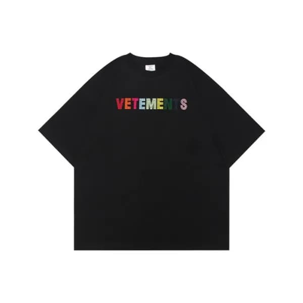 베트멍 남/녀 트렌디 블랙 반팔티 - Unisex Black Tshirts - vet027… - 1