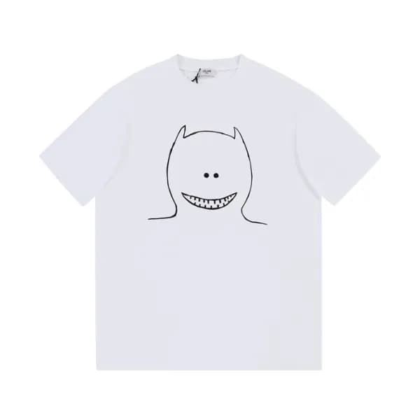 셀린느 여성 화이트 반팔티 - Celine Womens White Tshirts - cel… - 1